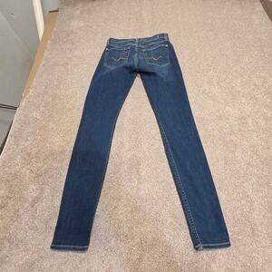 7 For All Mankind Gwenevere mid rise Skinny Jeans Size 27 Designer Denim